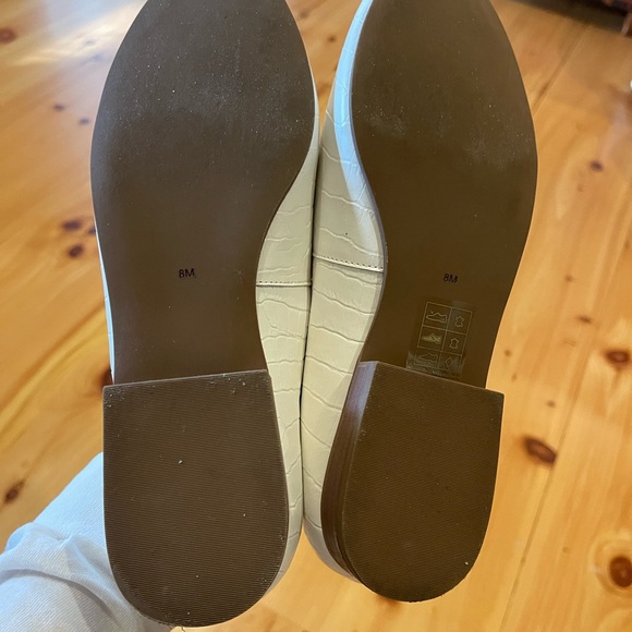 Jack Rogers Cream Textured Loafers - Picture 3 of 3